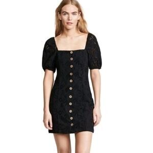 knee length dresses for ladies Angele Mini Dress Fiore – VRG GRL main image 0